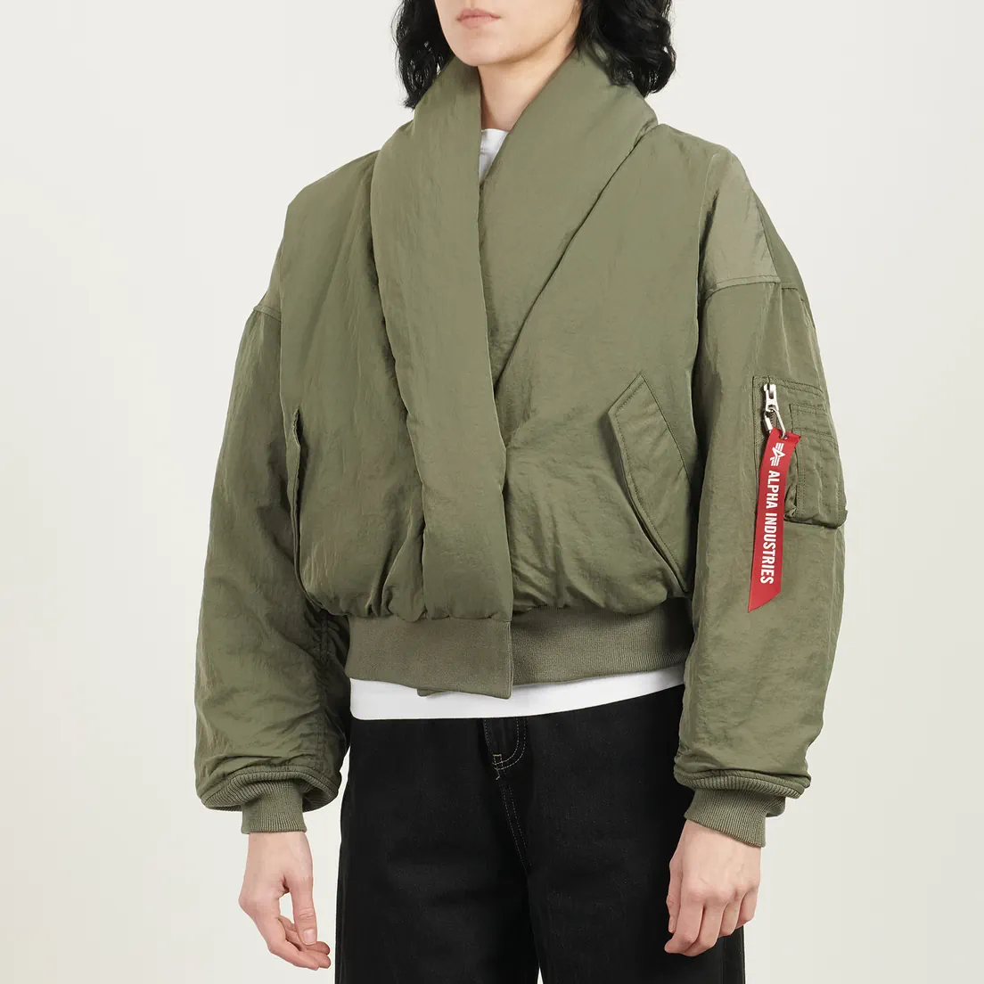 Alpha Industries Женский пуховик Shawl Collar Flight