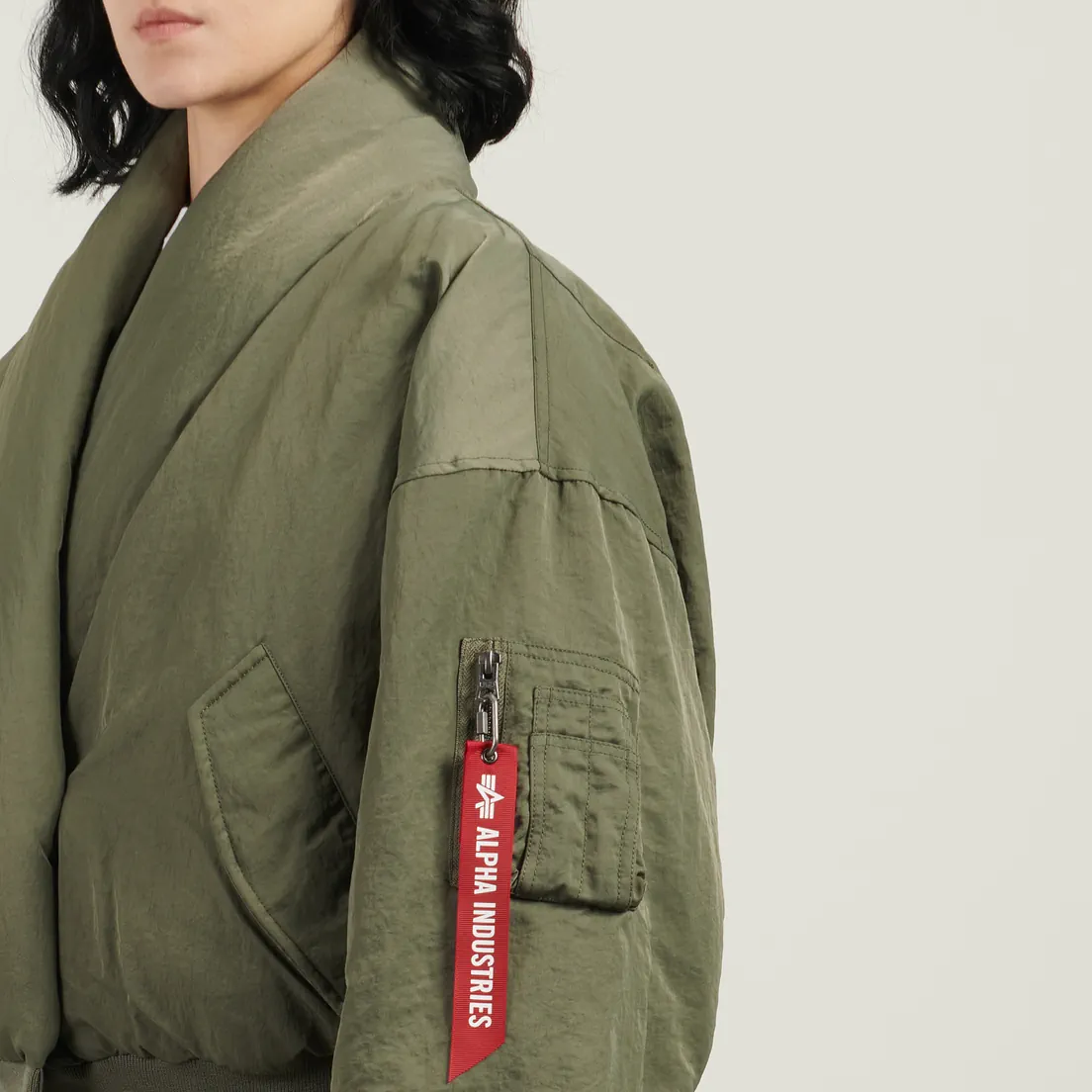 Alpha Industries Женский пуховик Shawl Collar Flight