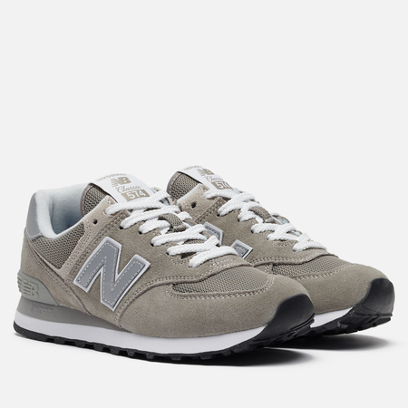 фото Женские кроссовки new balance wl574evg, цвет серый, размер 37 eu