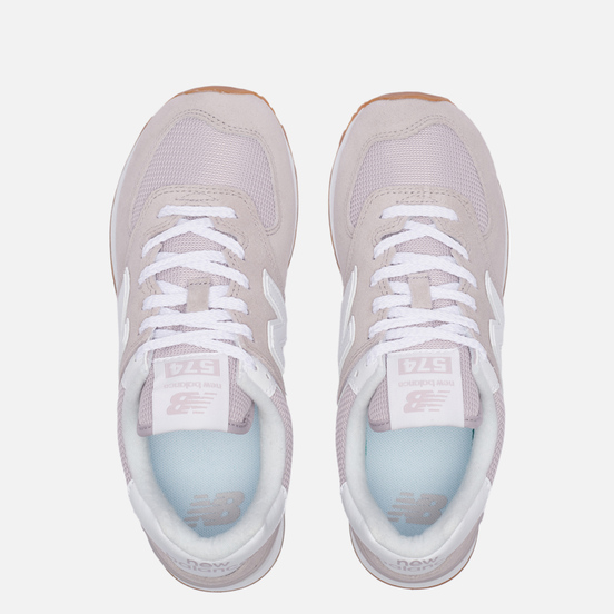Женские кроссовки New Balance WL574PA2 Pink/White