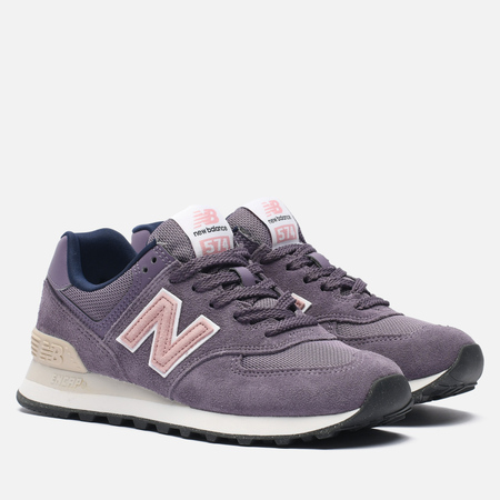 фото Женские кроссовки new balance wl574tp2, цвет фиолетовый, размер 36 eu