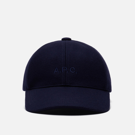 Кепка A.P.C. Charlie Wool, цвет синий