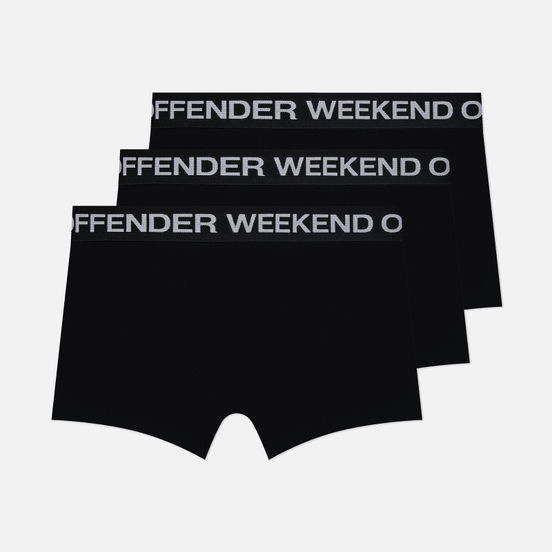 Комплект мужских трусов Weekend Offender Boxer Shorts 3-Pack, WOSBO01-BLK
