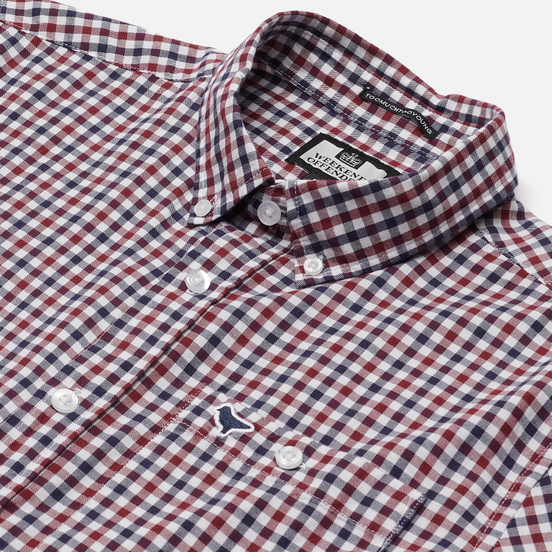 Мужская рубашка Weekend Offender Check Burgundy Check