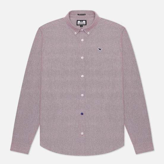 Мужская рубашка Weekend Offender Pallomari Cotton Oxford Garnet