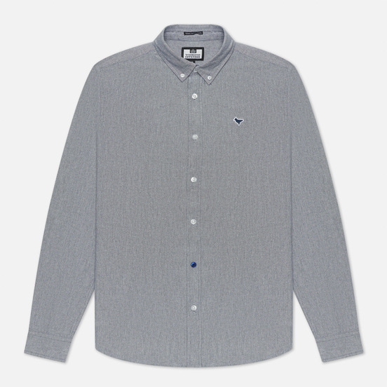 Мужская рубашка Weekend Offender Pallomari Cotton Oxford Navy