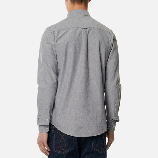 Мужская рубашка Weekend Offender Pallomari Cotton Oxford Navy
