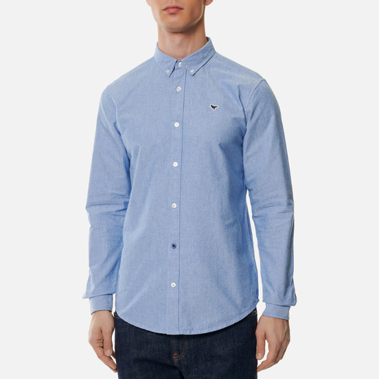 Мужская рубашка Weekend Offender Pallomari Cotton Oxford Pale Blue
