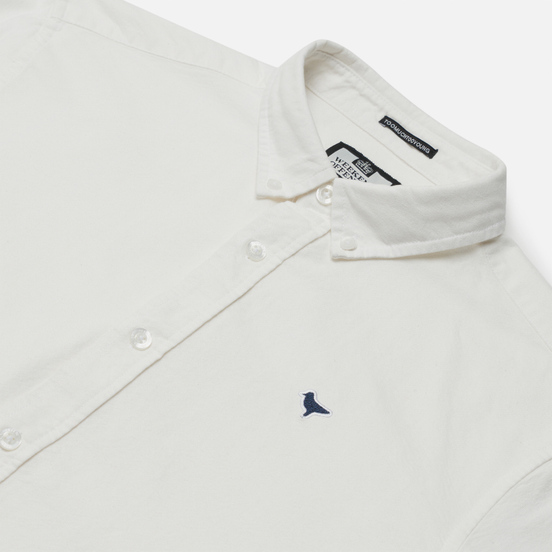 Мужская рубашка Weekend Offender Pallomari Cotton Oxford White