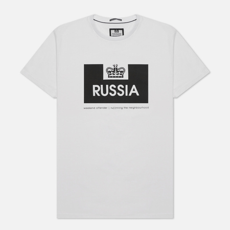 Мужская футболка Weekend Offender City Series 2 Euro Russia, цвет белый, размер XXXL