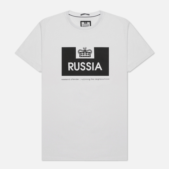 Мужская футболка Weekend Offender City Series 2 Euro Russia White
