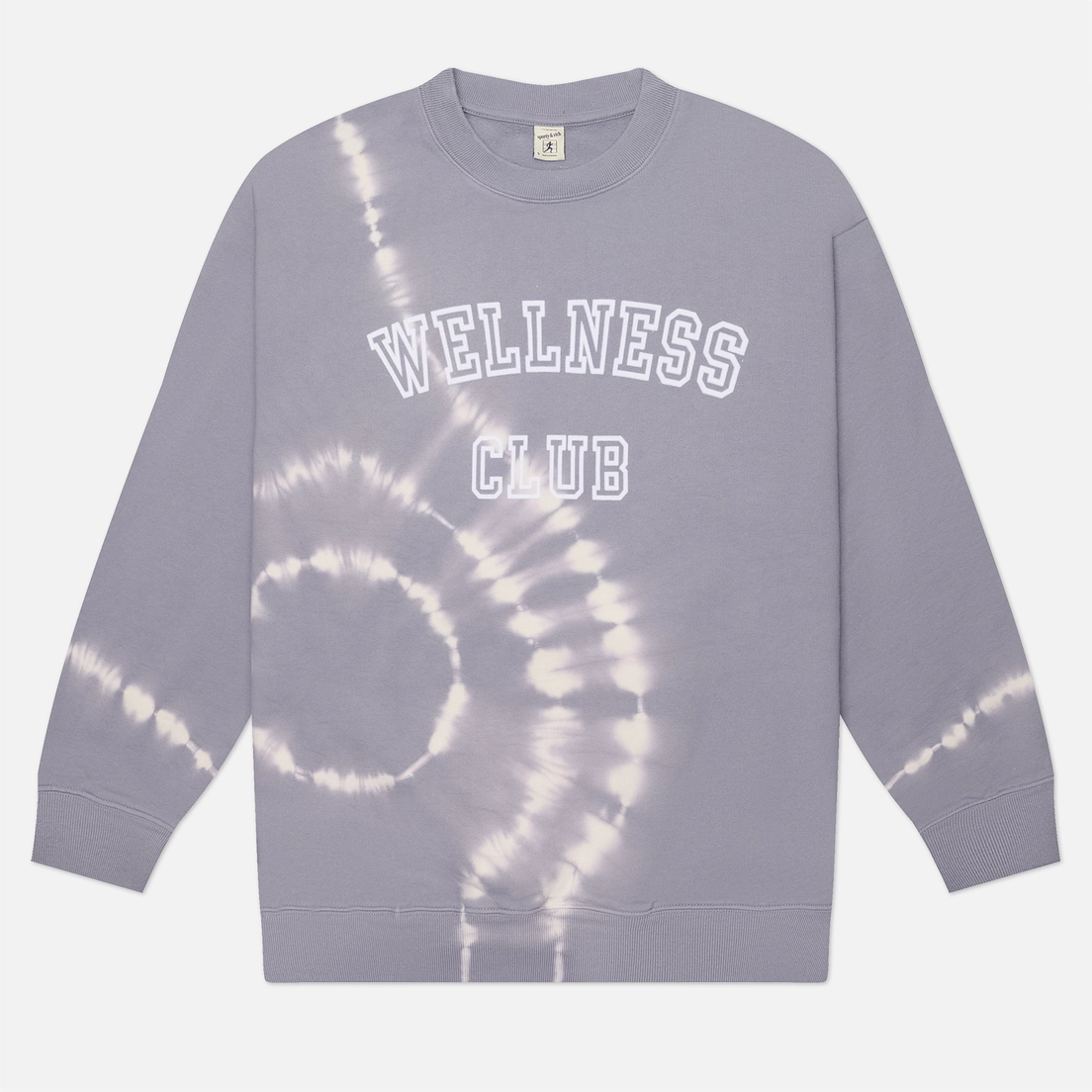 Sporty & Rich Женская толстовка Wellness Club Flocked Crewneck