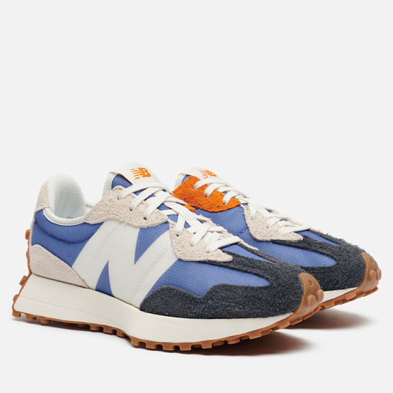 Женские кроссовки New Balance 327 70s Inspired Magnetic Blue/Varsity Orange