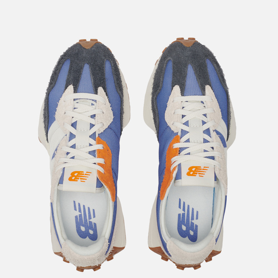 Женские кроссовки New Balance 327 70s Inspired Magnetic Blue/Varsity Orange