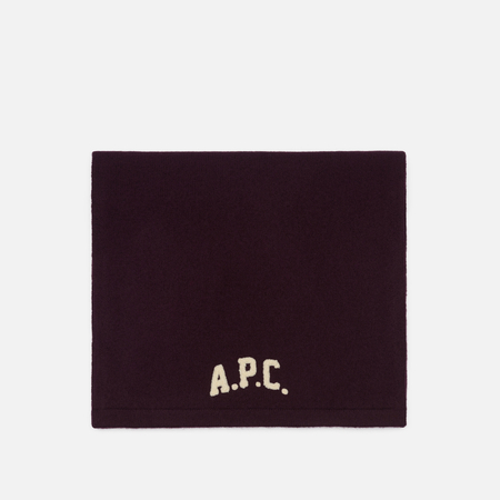 Шарф A.P.C. Jesse, цвет фиолетовый