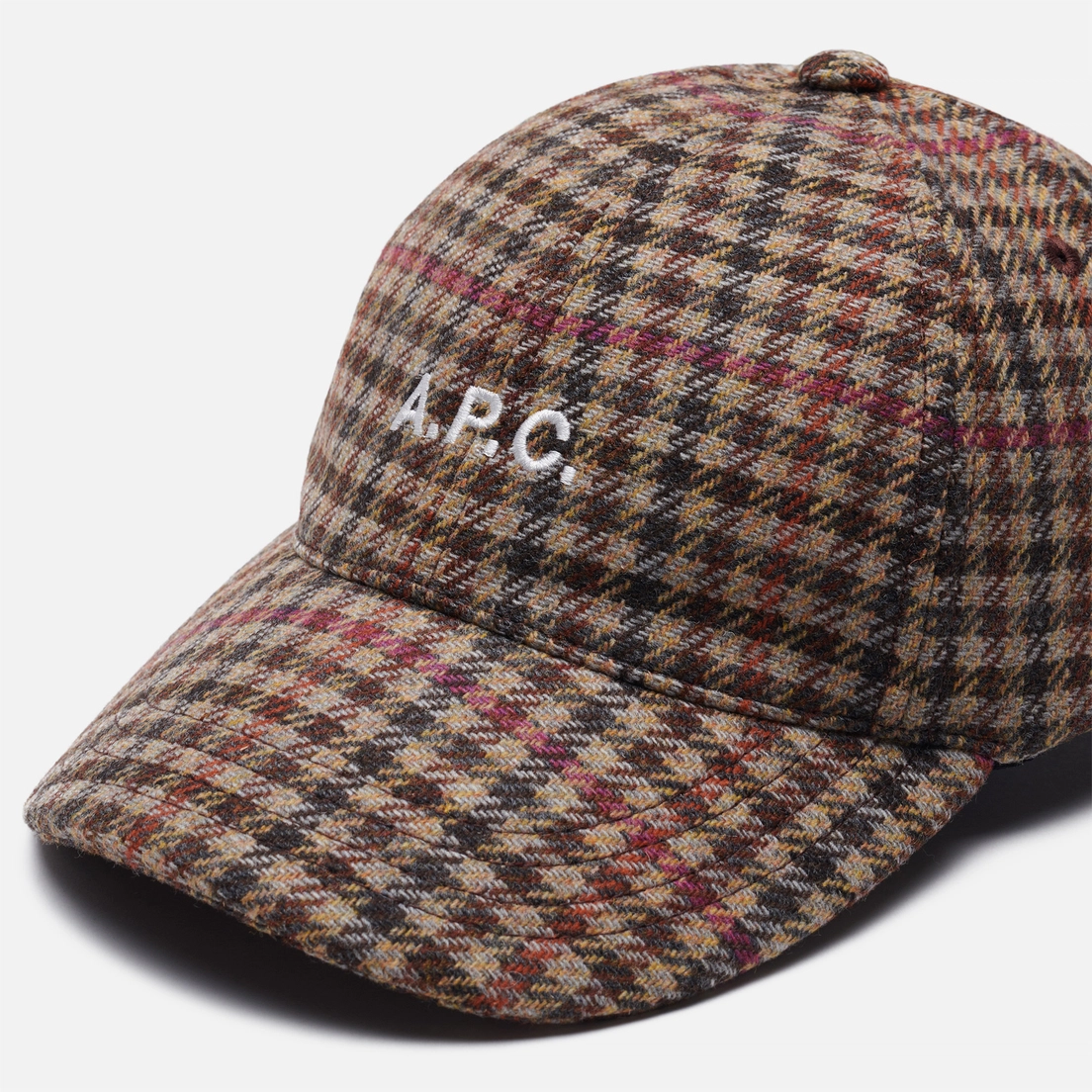 A.P.C. Кепка Charlie Wool Check