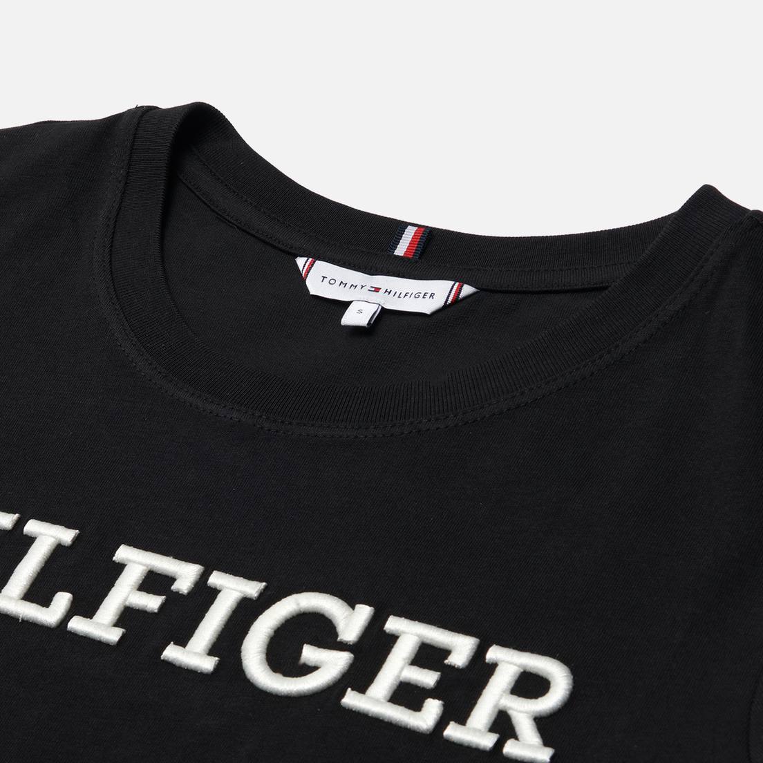 Tommy Hilfiger Женская футболка Regular Monotype Embroidery Crew Neck