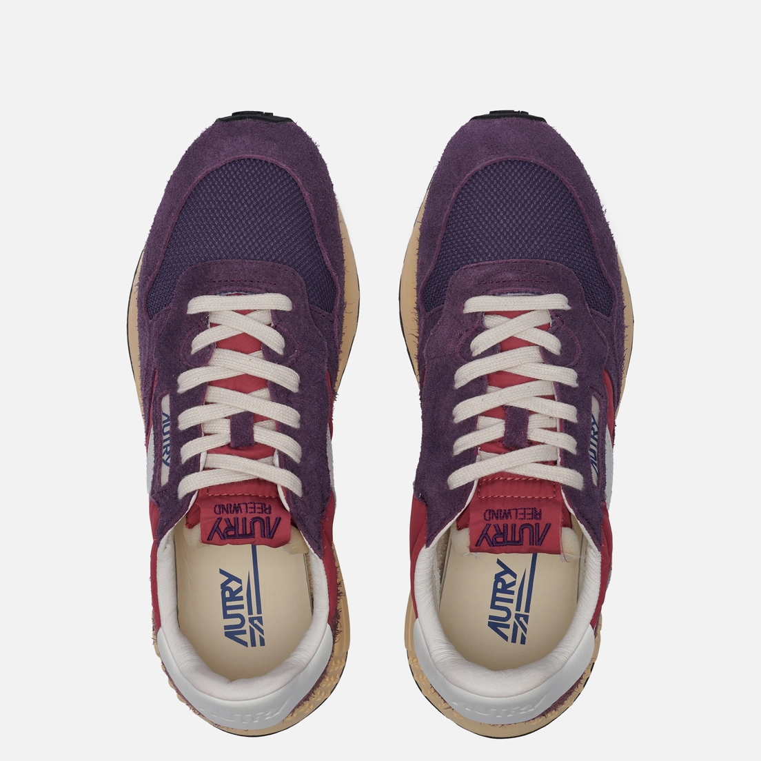 Autry Мужские кроссовки Reelwind Low Suede Net/Tricolor
