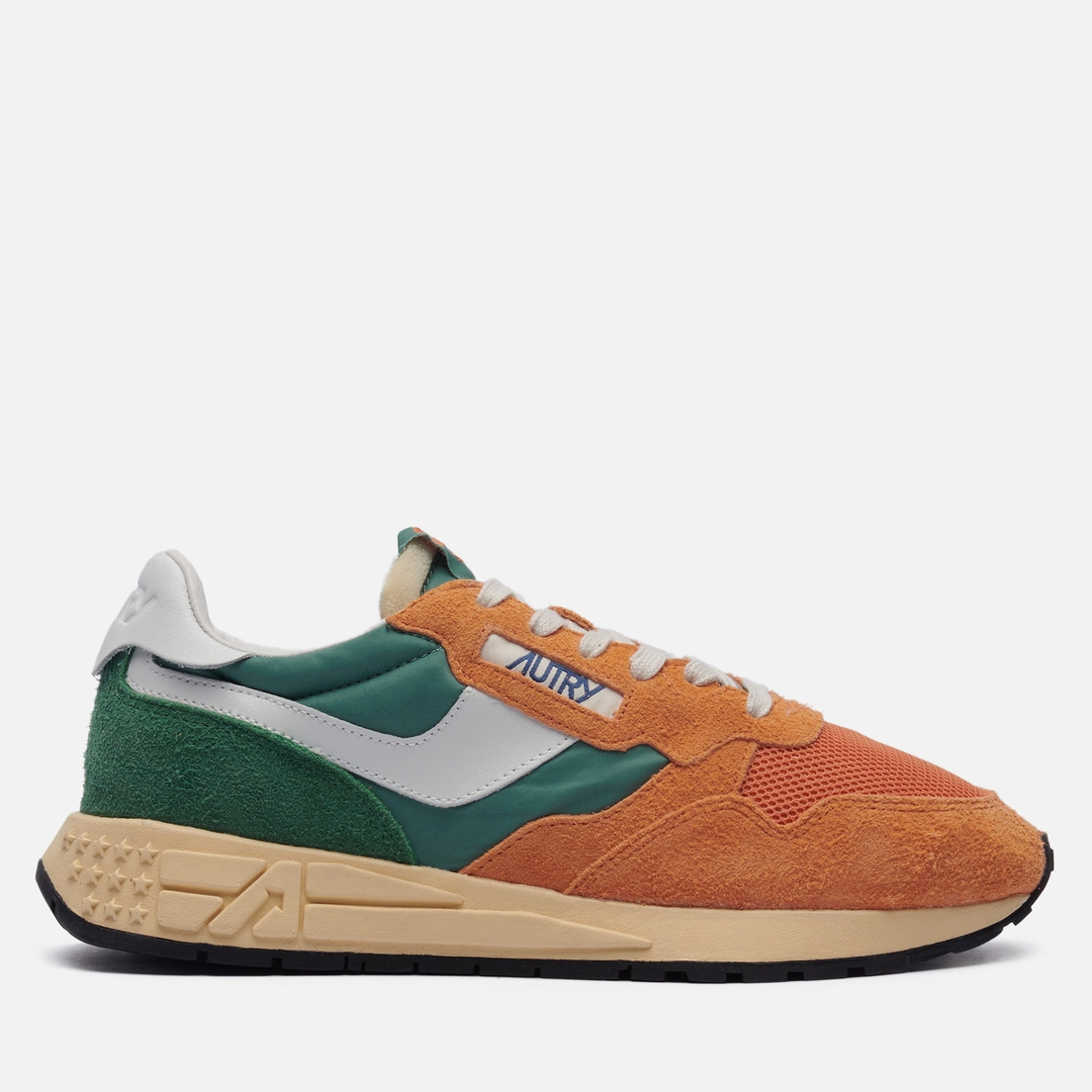Autry Мужские кроссовки Reelwind Low Suede Net/Tricolor