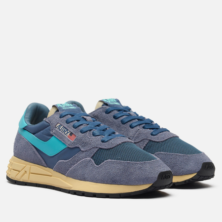 Мужские кроссовки Autry Reelwind Low Suede/Net, цвет голубой, размер 45 EU