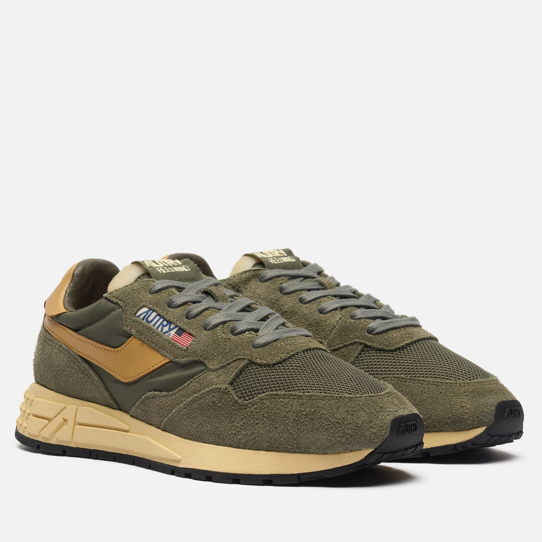 Autry Мужские кроссовки Reelwind Low Suede/Net