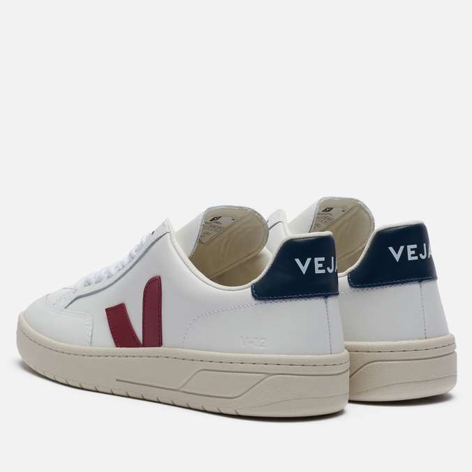 Мужские кроссовки VEJA, цвет белый, размер 47 XD0201955 V-12 Leather - фото 3