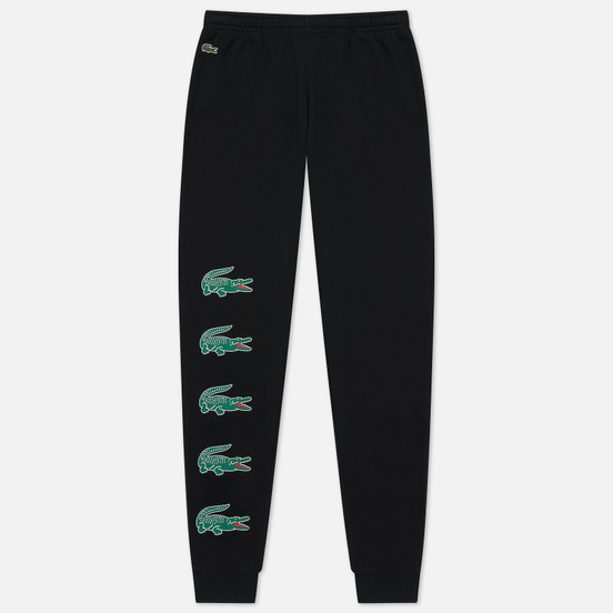 Мужские брюки Lacoste Sport Crocodile Print Fleece Black