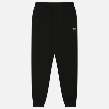 Мужские брюки Lacoste Slim Fit Fleece, цвет чёрный, размер S