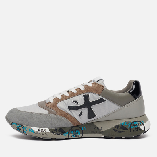Мужские кроссовки Premiata Zac-Zac 4973 Grey/Brown