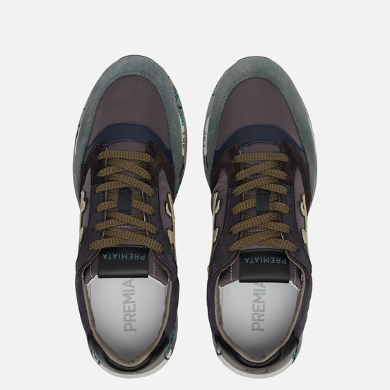 Мужские кроссовки Premiata Zac-Zac 5018 Dark Grey