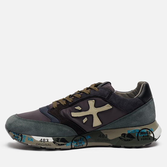 Мужские кроссовки Premiata Zac-Zac 5018 Dark Grey