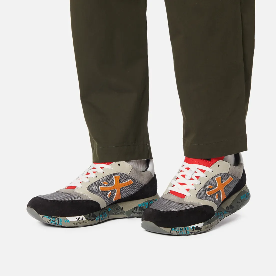 Premiata Мужские кроссовки Zac-Zac 5365
