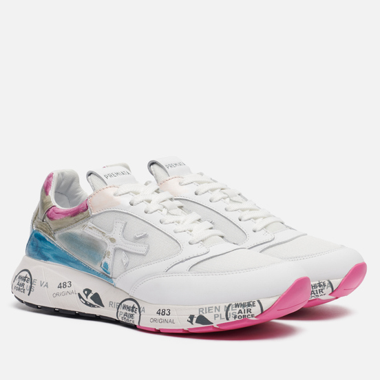 Женские кроссовки Premiata Zac-Zac-d 4881 White