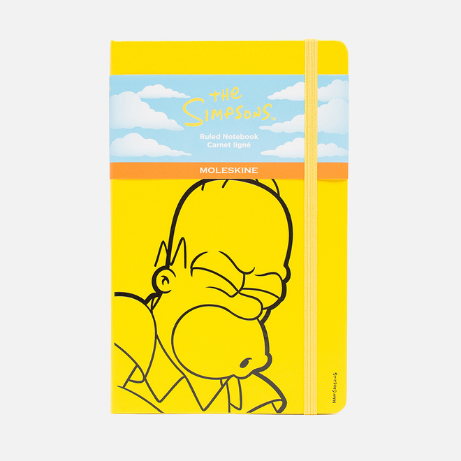 Записная книжка Moleskine The Simpsons Large Line 240 pgs Yellow