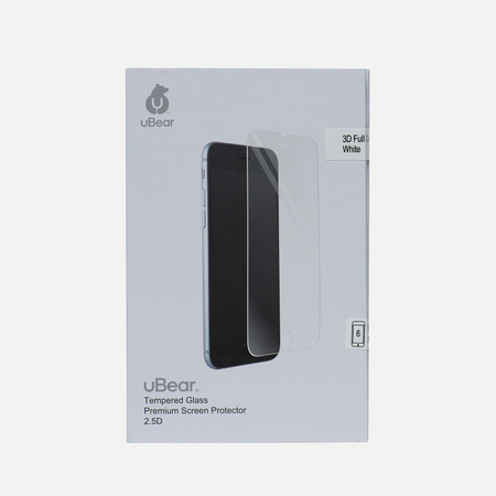 Защитное стекло uBear 3D Full Cover iPhone 6/6s Premium 0.3mm White