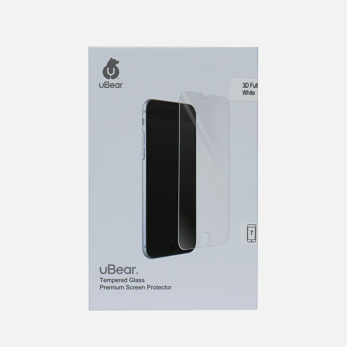 uBear Защитное стекло 3D Full Cover iPhone 7 Premium 0.33mm