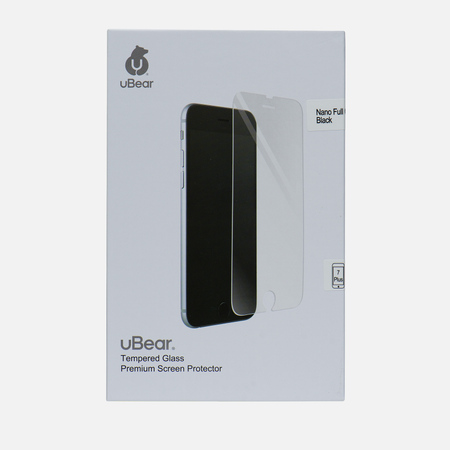 Защитное стекло uBear Nano Full Cover iPhone 7 Plus Premium 0.3mm Black