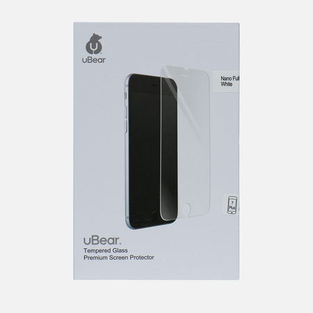 Защитное стекло uBear Nano Full Cover iPhone 7 Plus Premium 0.3mm White
