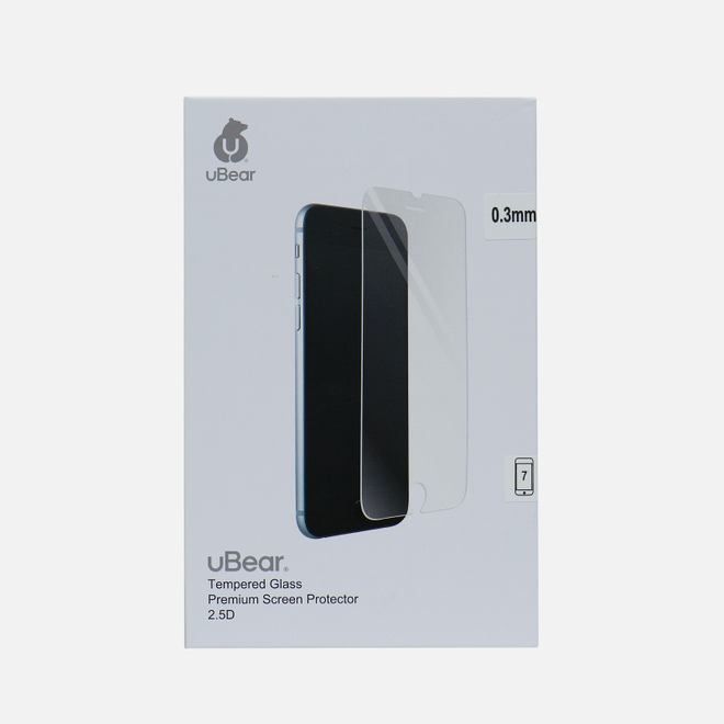 Защитное стекло uBear Tempered iPhone 7 Premium 0.3mm Transparent