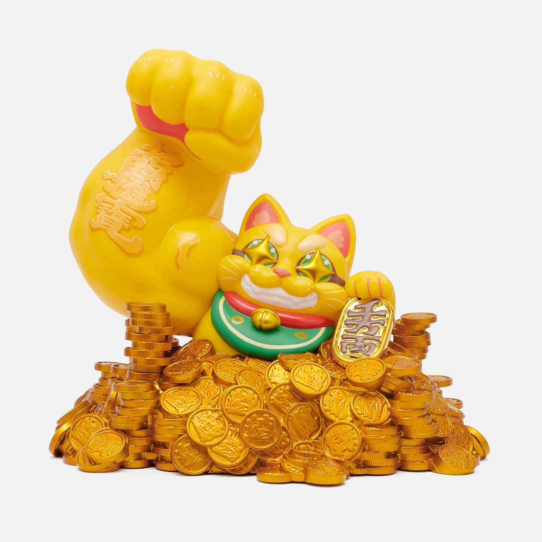 ZCWO Игрушка Great Power Fortune Cat - Golden Mountain