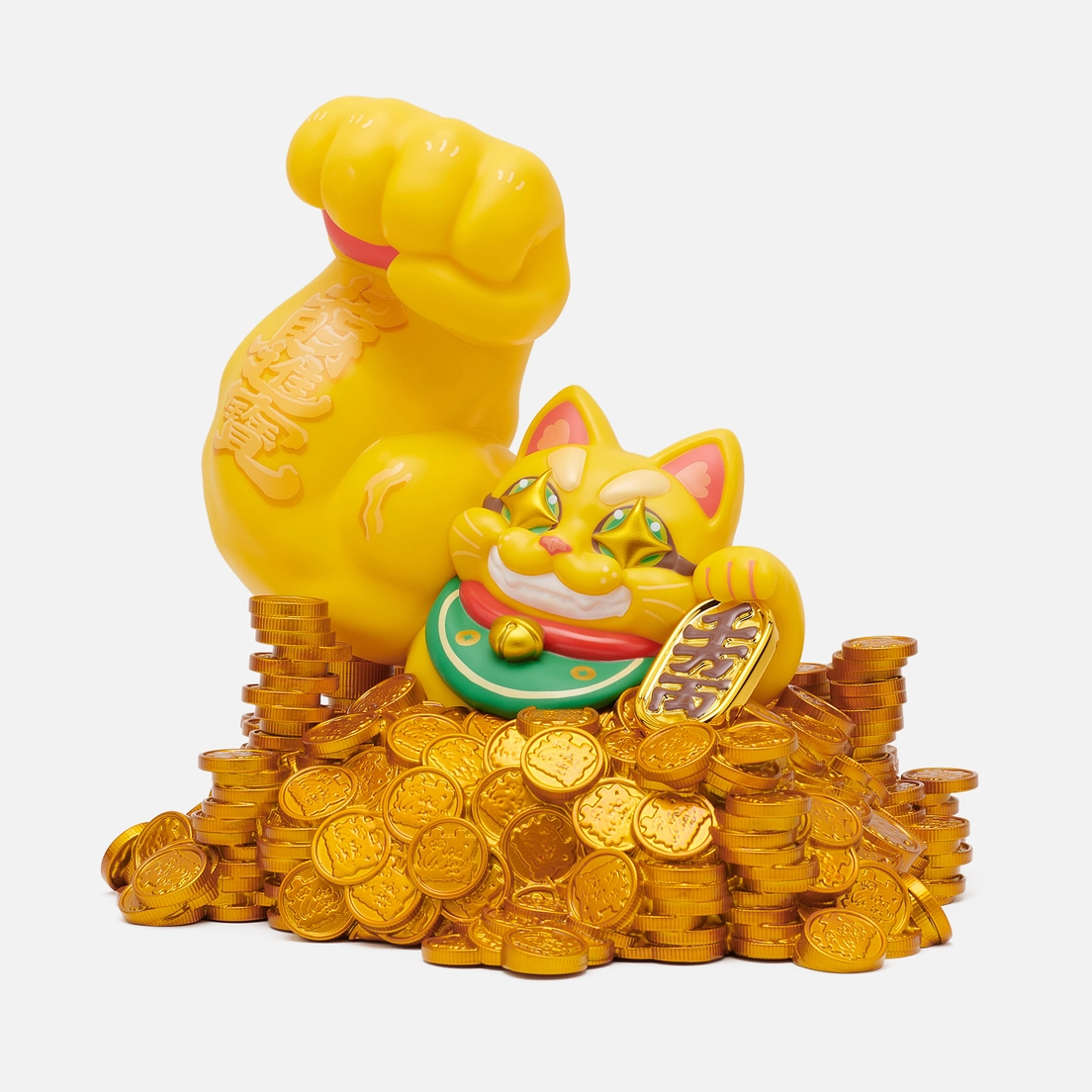 ZCWO Игрушка Great Power Fortune Cat - Golden Mountain