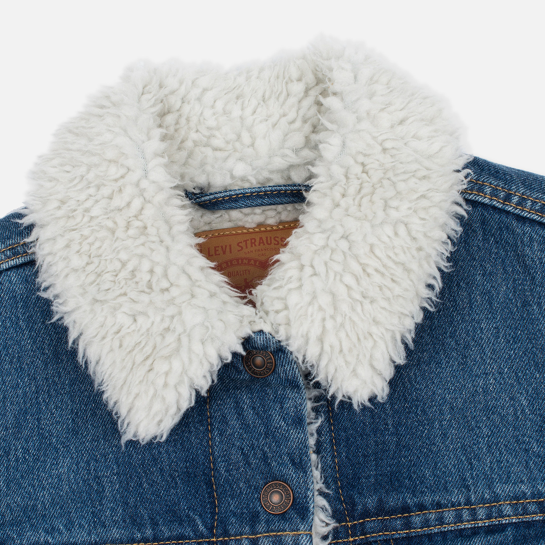 Levi's Женская джинсовая куртка Authentic Sherpa