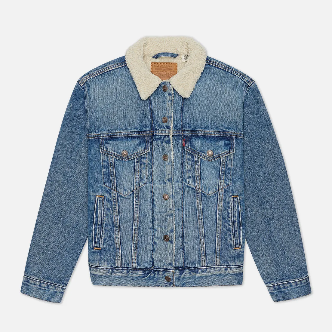 Levi's Женская джинсовая куртка Sherpa Trucker