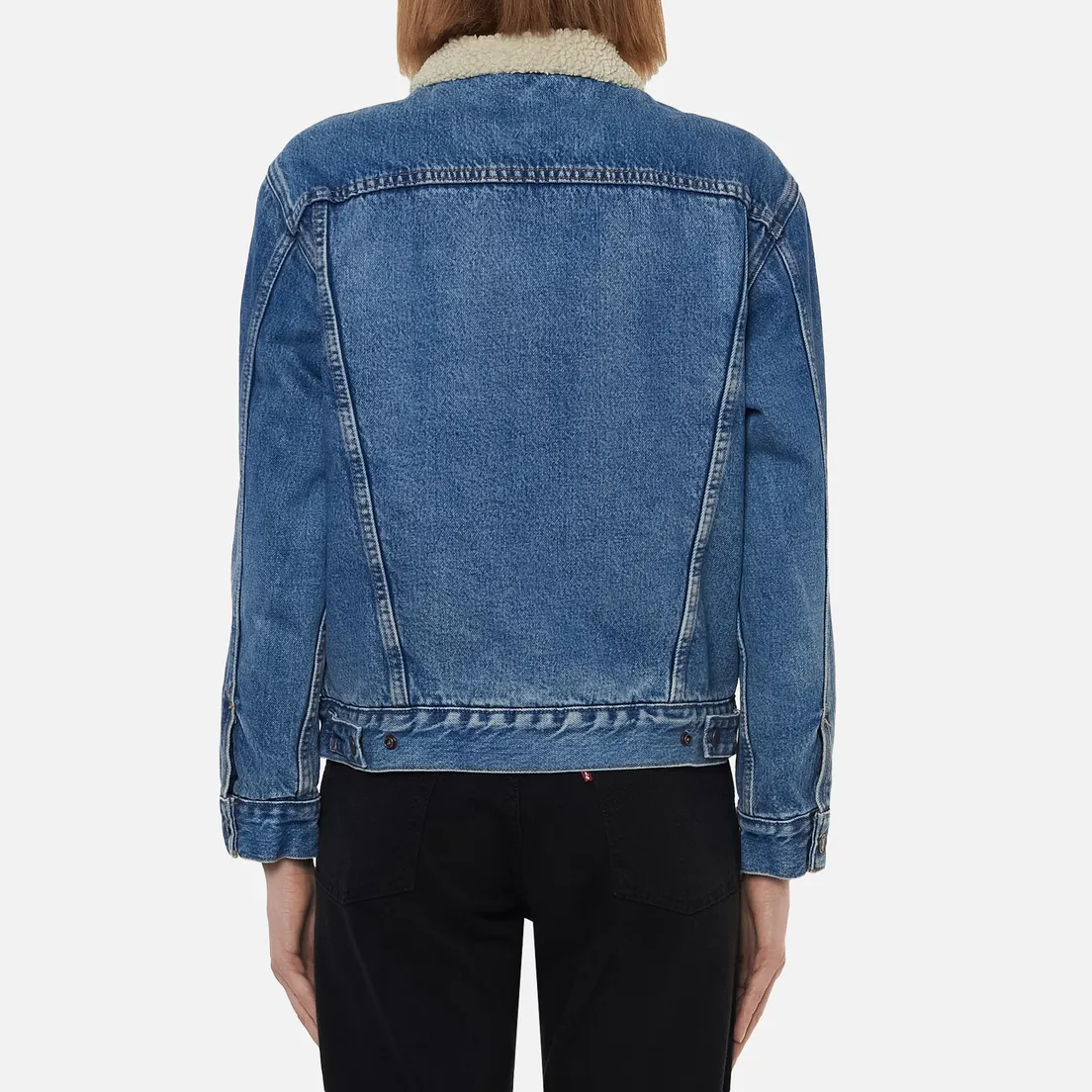 Levi's Женская джинсовая куртка Sherpa Trucker