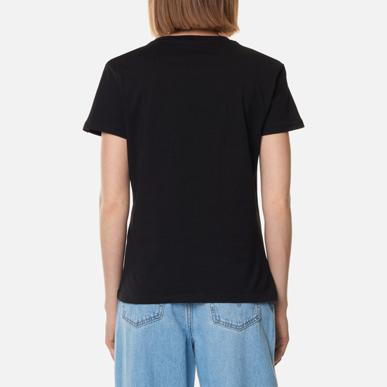 Женская футболка Alpha Industries Basic T Small Logo Black