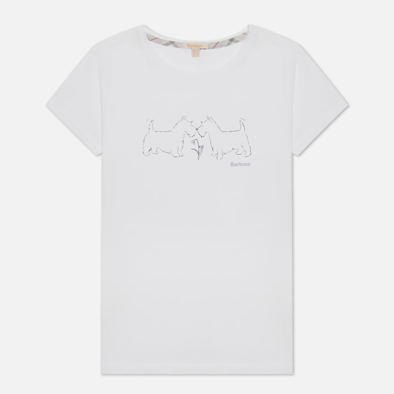 Женская футболка Barbour Millie White