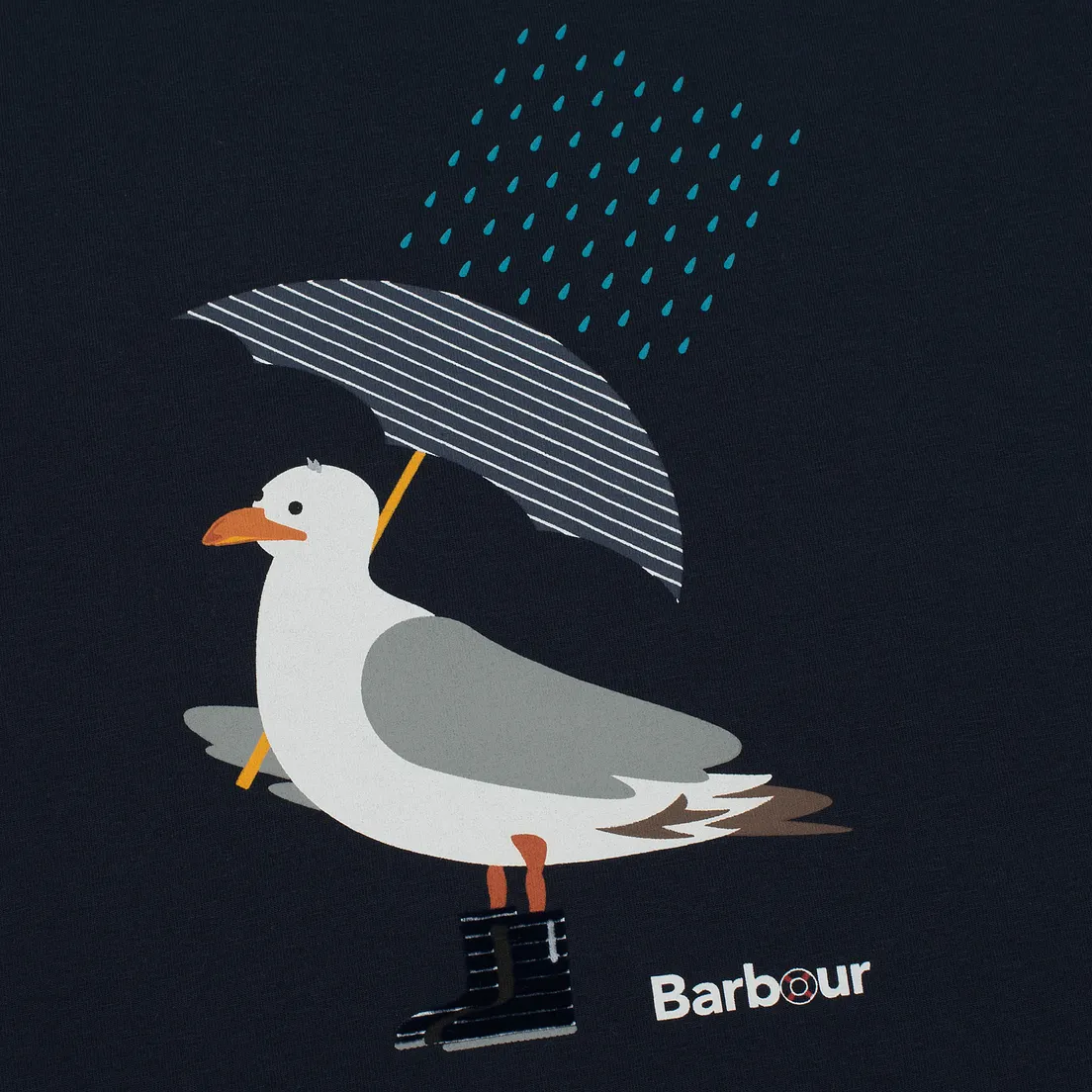 Barbour Женская футболка Umbrella Seagull
