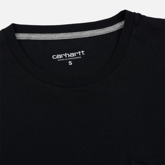 Женская футболка Carhartt WIP W' Carrie Pocket Black/Grey Heather