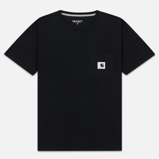 Женская футболка Carhartt WIP W' Carrie Pocket Black/Grey Heather