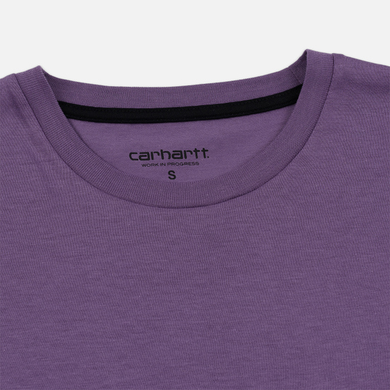 Женская футболка Carhartt WIP W' Carrie Pocket Dusty Mauve/Black